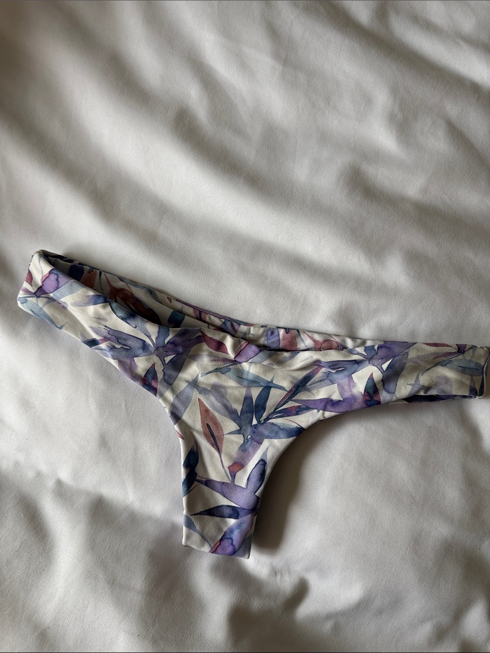 Midori Floral Watercolor Cheeky Bikini Bottom